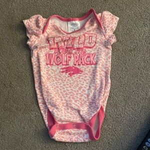 University of Nevada little girls onesie’s